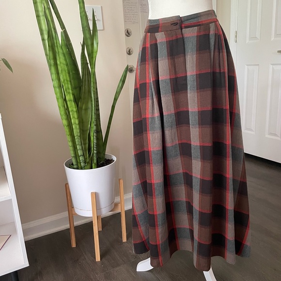 Mare Mare x Anthropologie Full Plaid Skirt - Picture 2 of 3